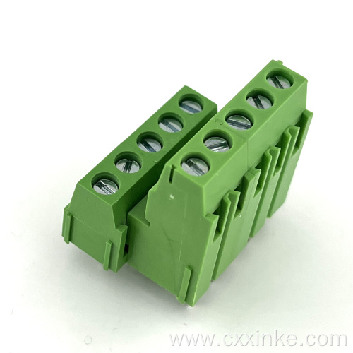 5.08MM pitch double-layer high and low screw type PCB terminal block